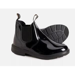 NEW‎ Blundstone Kids 2255 Chelsea Boots Black Patent Leather Size 2 UK, US 3-3.5